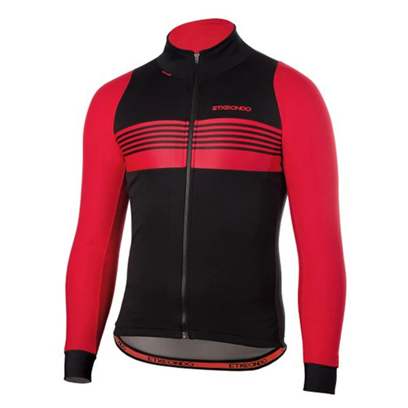 no fleece jersey 4 Winter autumn etxeondo ciclismo invierno winter jacket long sleeve jersey Thermal fleece bicycle shirt ciclismo invierno hombre - Цвет: no fleece jersey 4