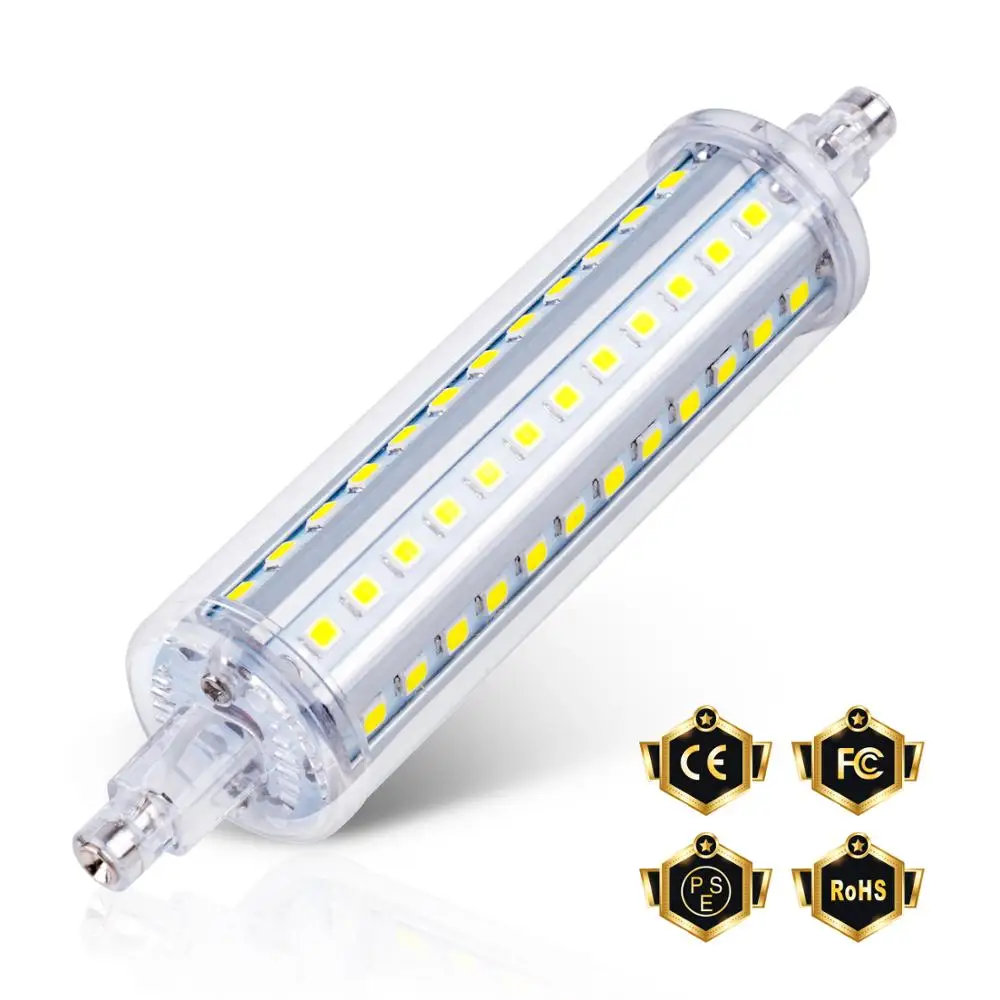 

Led Lamp 220V R7S LED 118mm Corn Lamp 2835 SMD 78mm 135mm 189mm Light 5W 10W 12W 15W Replace Halogen Lamp Bulb 110V Floodlight