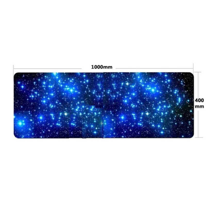 D 400X1000X3 Звездное небо коврик для мыши игровой коврик для мыши геймерский коврик игровой компьютерный стол Клавиатура большие игровые коврики для клавиатуры коврики для мыши для ПК - Цвет: D 400X1000X3
