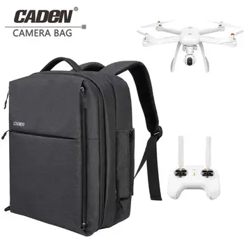 

CADeN Drone Bag for Xiaomi mi DJI Business Travel Bag Waterproof Nylon with Rain Cover for Xiaomi Drone Backpack