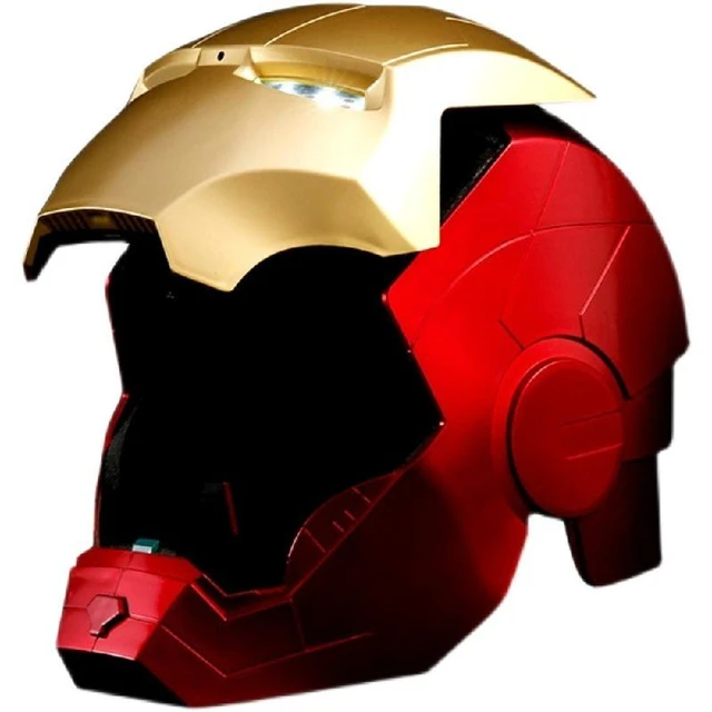 Marvel – casque d'iron Man Avengers 1:1, masque d'iron Man léger Led en  PVC, modèle d'action, jouets, cadeau de noël pour enfant et adulte -  AliExpress