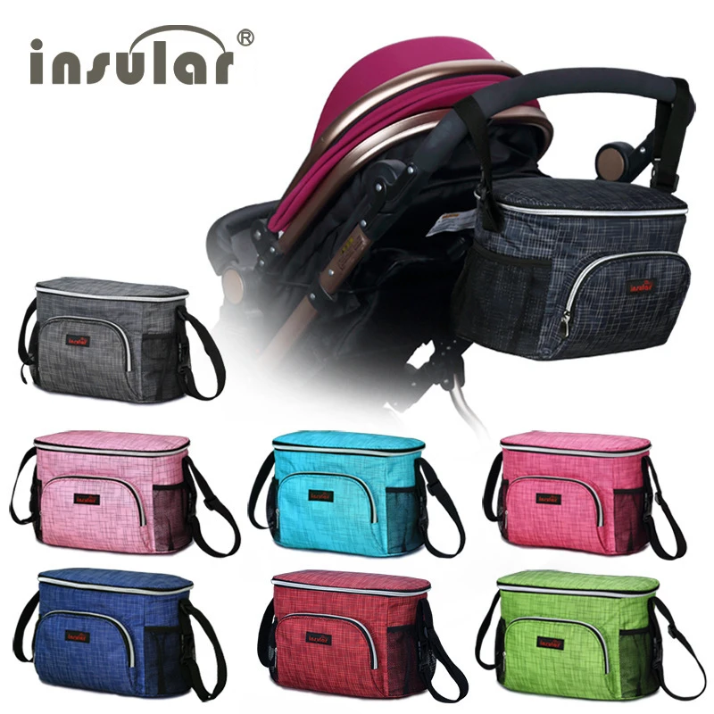 Baby Stroller Organizer Stroller Bag Baby Carriage Pram Buggy Cart Bottle Bag Car Bag Baby Diaper bag Cup Holder Stroller