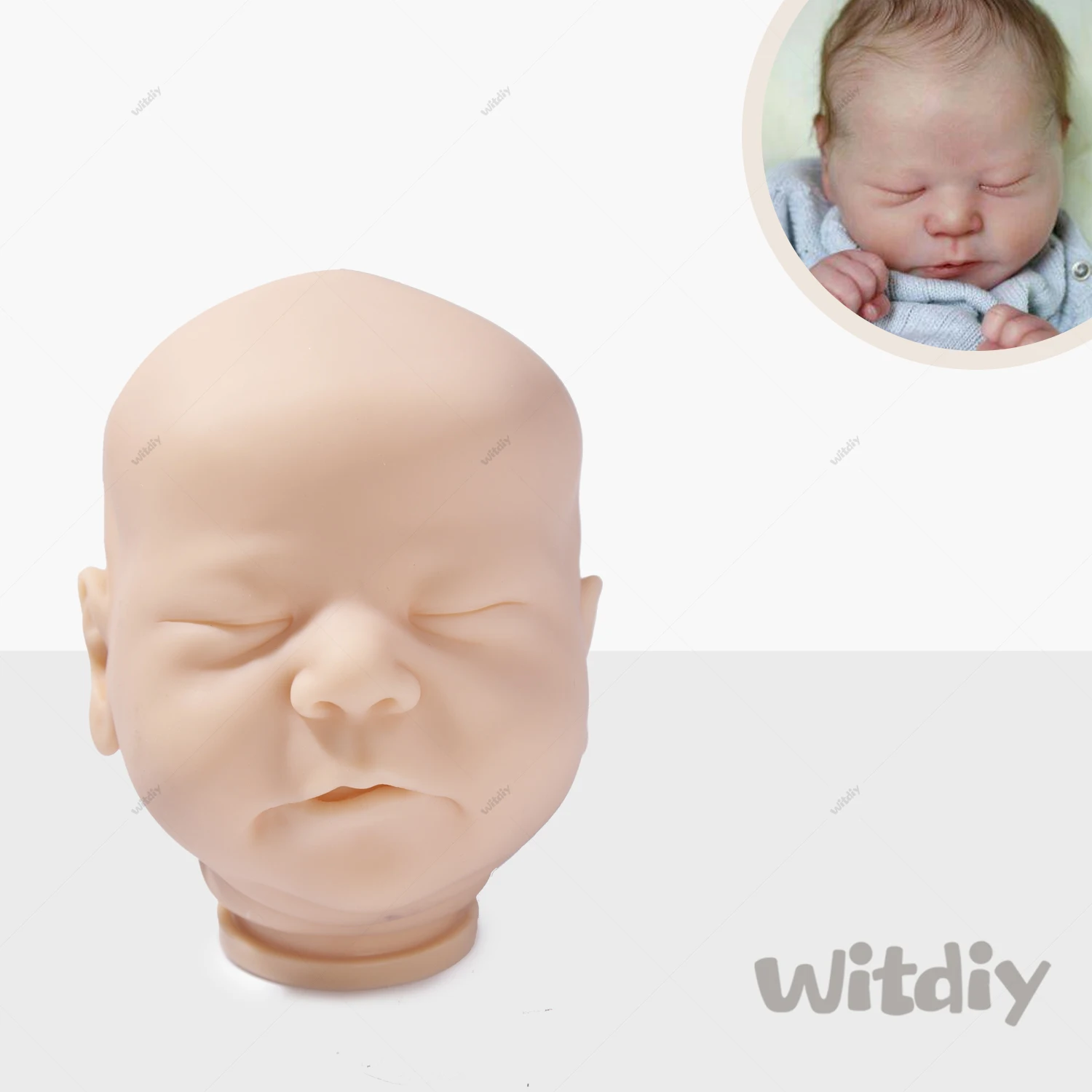 Witdiy Chase 50CM renacer muñeca kit sin pintar Reborn kit realista kit de muñeco realista en blanco a