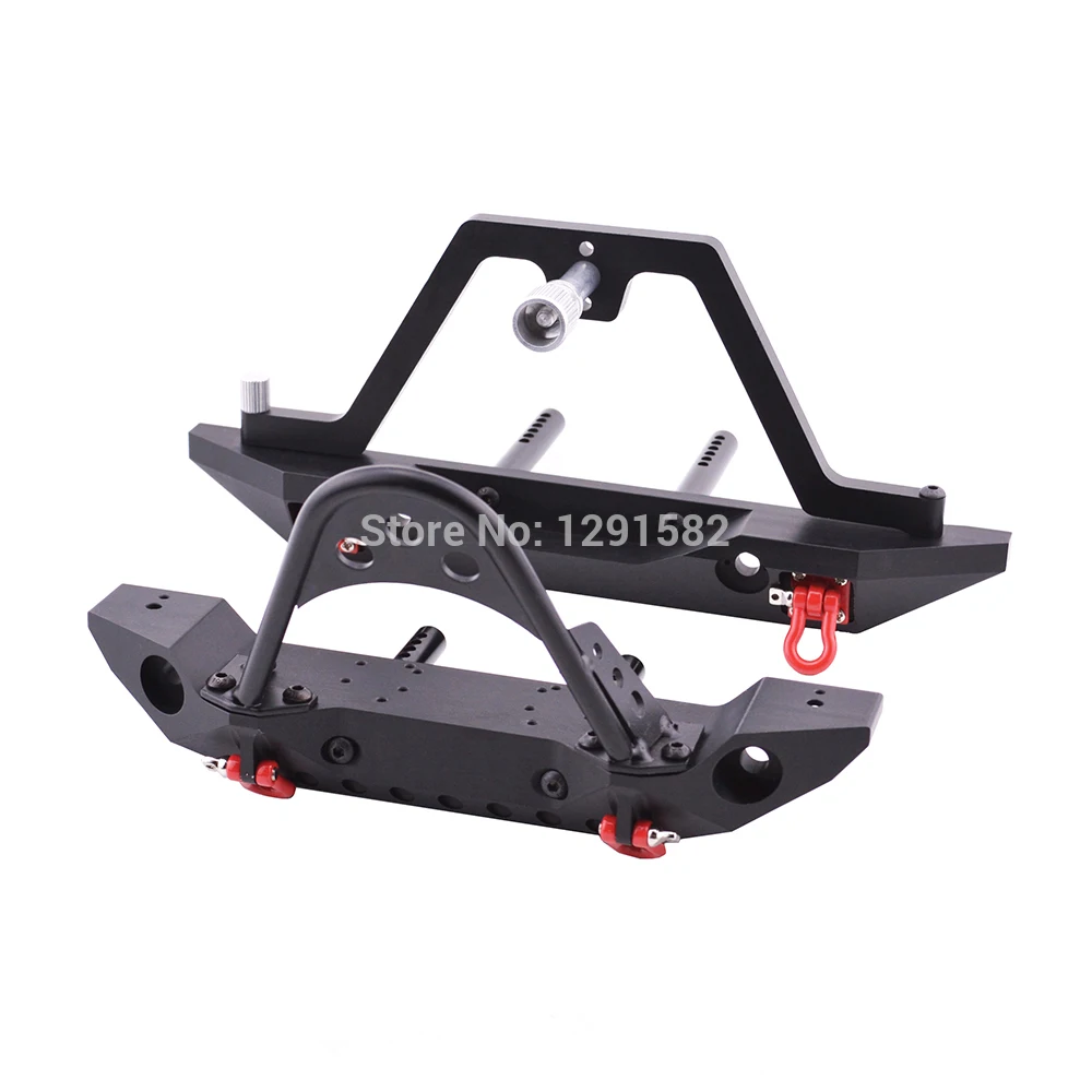 

Hot Metal Front and Rear Bumper for Traxxas TRX-4 1:10 RC Crawler Car Axial SCX10 & SCX10 II 90046 90047 S95