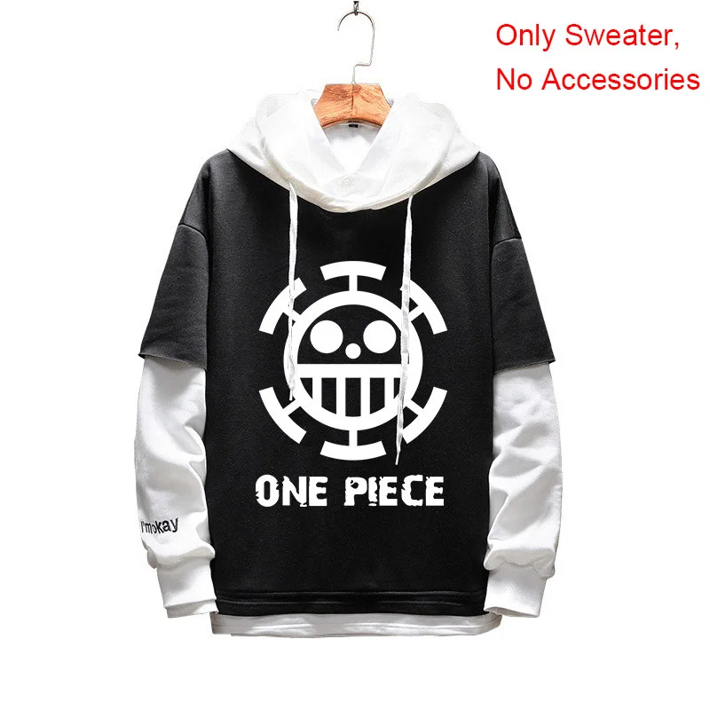 One Piece Luffy Cosplay Hoodies Roronoa Zoro Sweatshirts Patch Hooded Sweater Chopper Adult Unisex Spring and Autumn Costume |