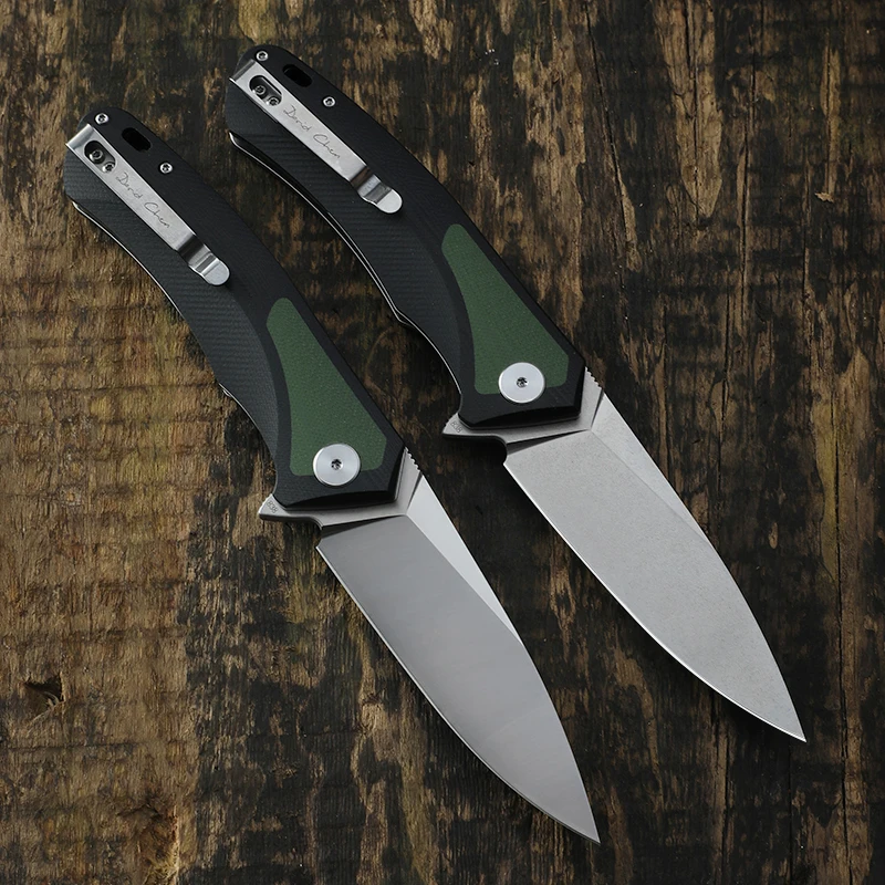 Petrified Fish PF838 Jackknife Folding Knife D2 Steel G10 Handle Pocket Knife Fish Hunting Outdoor EDC Cutting Hand Tools 2