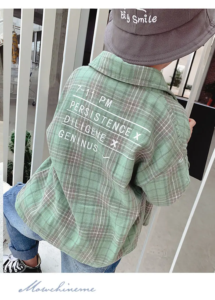 Kids Boys Shirts Autumn Long Sleeve Solid Toddler Shirts For Boys Cotton Fashion Brand Baby Boy Tops Children Shirts