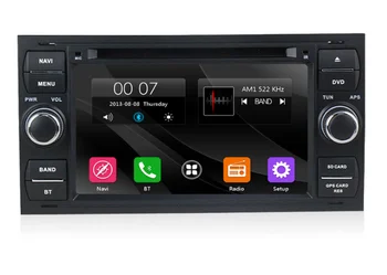 

5pcs 2DIN Car DVD Player radio audio GPS For Ford Mondeo Focus Transit C-MAX S-MAX Fiesta GPS Navigator 1080P BT