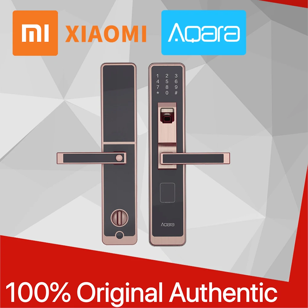  100% Original Xiaomi Aqara S1 Smart Door Touch Lock ZigBee Connection For Home Security Anti-Peepin