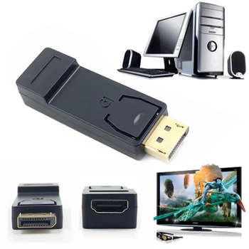 

DisplayPort for HDMI DP Male Female Converter Adapter Plug Connector DP Adapter HDMI 1080 P Plug and Play