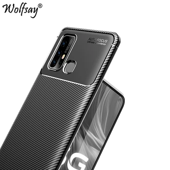 Перейти на Алиэкспресс и купить Накладка из углеродного волокна для Vivo Z6 S6 iQOO 3 Nex 3S U3X Y19 Y9S X30 Pro Z5X Z1Pro Y17 Y12 Y11 S1 Pro V17 Neo крышка Vivo Z6 5G чехол