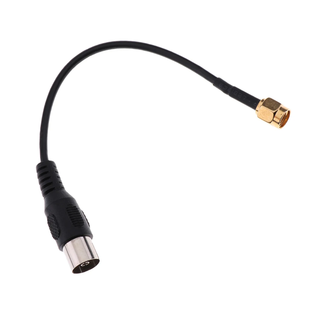 Brand New Safety TV PAL Female To SMA Male Jumper Pigtail Cable RG174