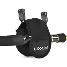 5 PSC спиннинговое колесо baitcasing Рыболовная катушка сумка защитный чехол черный нейлон Carcia спиннинговое колесо baitcasing рыболовная Катушка Сумка