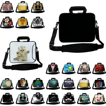 

Capa Para Notebook Messenger Briefcase Neoprene 10 12 13 14 15 17 15.6 11.6 13.3 12.5 inch Laptop Shoulder Strap Case For Lenovo