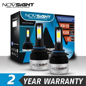 

Novsight Super Bright Car Headlights H7 LED H4 led H1 H11 HB3 9005 HB4 9006 Auto Bulb 72W 10000LM Automobiles Fog Headlamp 6500K