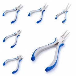 PandaHall Hot DIY Handmade Jewelry Making DIY Tool & Equipment Sets Plier Sets Round Nose Side Cutting Wire Cutters Pliers