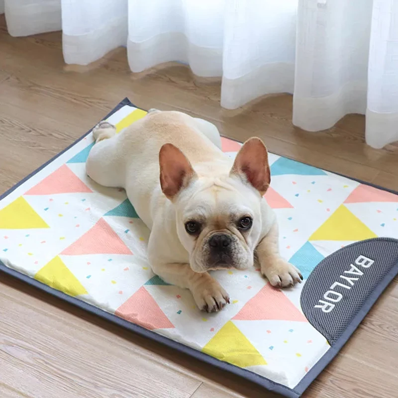 Cool Dog Bed Soft Dog Mat Cooling Summer Pad Mat For Pet Blanket Sofa