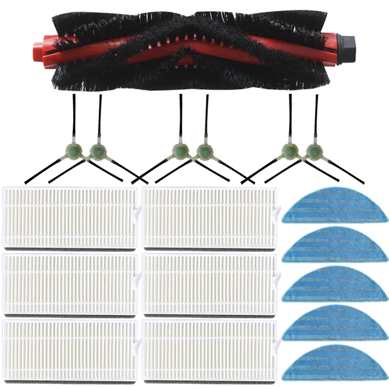 

Roller Side Brush HEPA Filter Mops For Lefant M200/M201/ M501A/M520/M571/T700/U180 Robot Vacuum Accessories kit Parts002