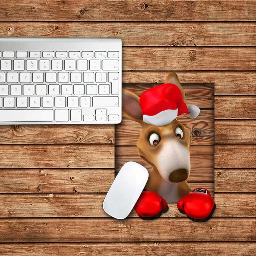 Супер тонкий нескользящий коврик для мыши креативный мышки Милая кошка картина с