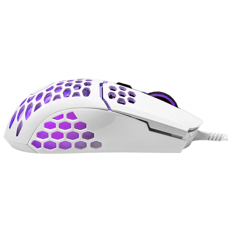  Cooler Master MM711 60G Gaming Mouse with Lightweight Honeycomb ShellUltraweave Cable and RGB Accen