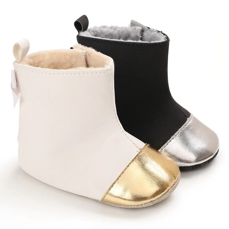 0-1 Years Old Winter Baby Shoes Soft Bottom Baby Cotton Shoes Warm Non-slip Toddler Snow Boots Girls Toddler Shoes