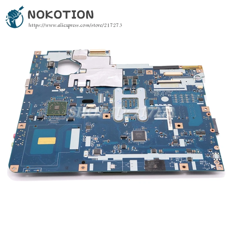 NOKOTION для acer aspire 5516 5517 5532 Материнская плата ноутбука MBPGY02001 LA-4861P LA-5481P DDR2 Бесплатный процессор