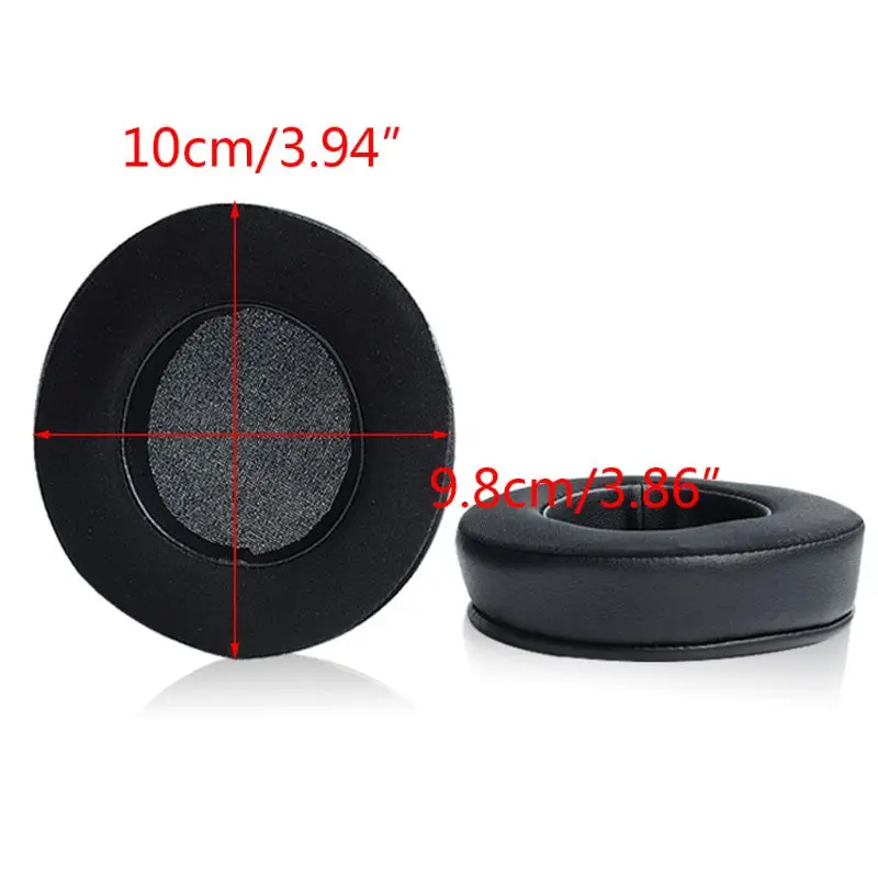 1Pair Replaced Leather Earpads Breathable Ear Pads Cushions Cover for Razer Nari 7 1 THX Headphone