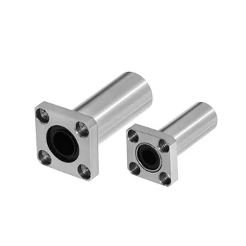 

4PCS LMK10LUU LMK12LUU Long Type 10MM 12MM Flange Linear Baring CNC Linear Bush