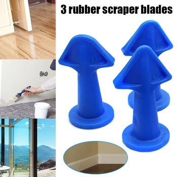 

3 Pcs/Set Rubber Trowel Nozzle Sealant Tools Home Finishing Caulking Construction Accessories TN99