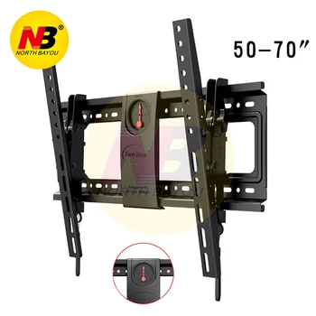 

NB DF70-T popular 50"-70" 125lbs metal BIG tv lift mechanism articulating bracket lcd wall stand Tilt down up and down tv mount