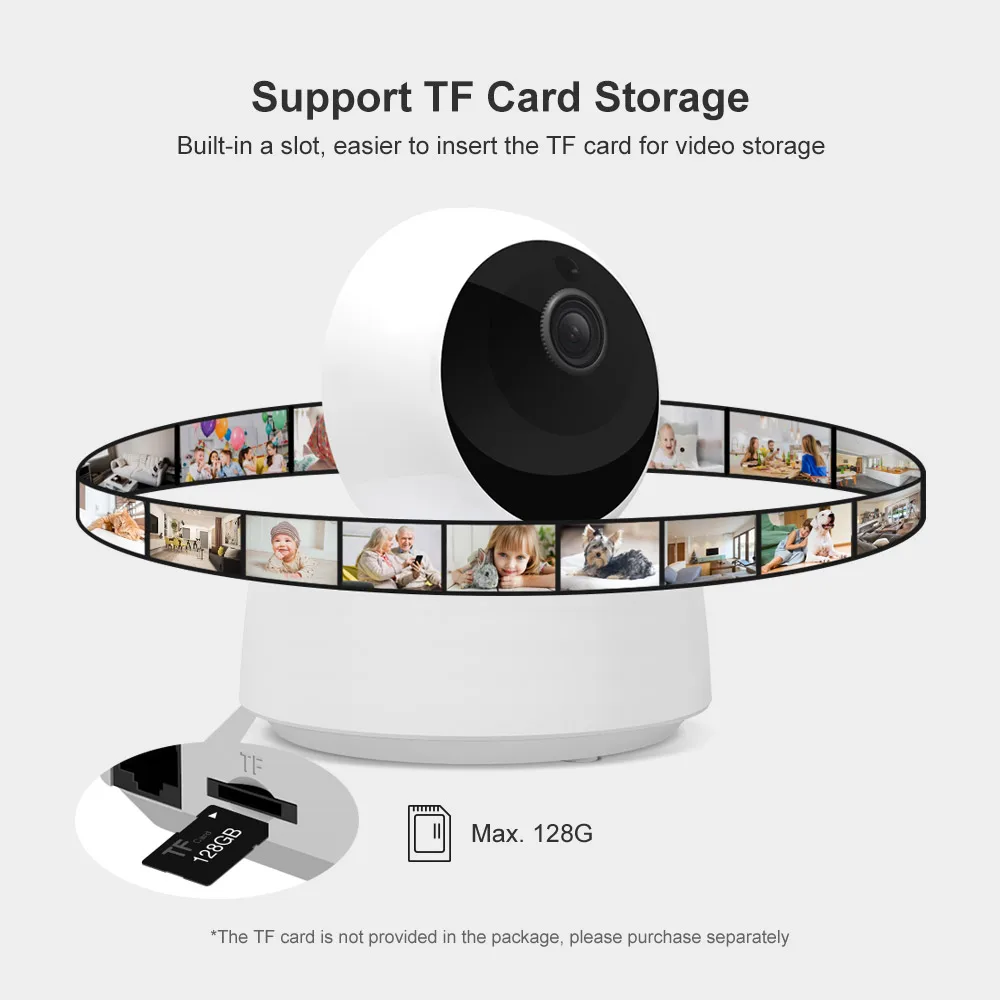SONOFF GK 200MP2 B 1080P HD мини Wifi камера умная Беспроводная ip 360 IR ночное видение детский