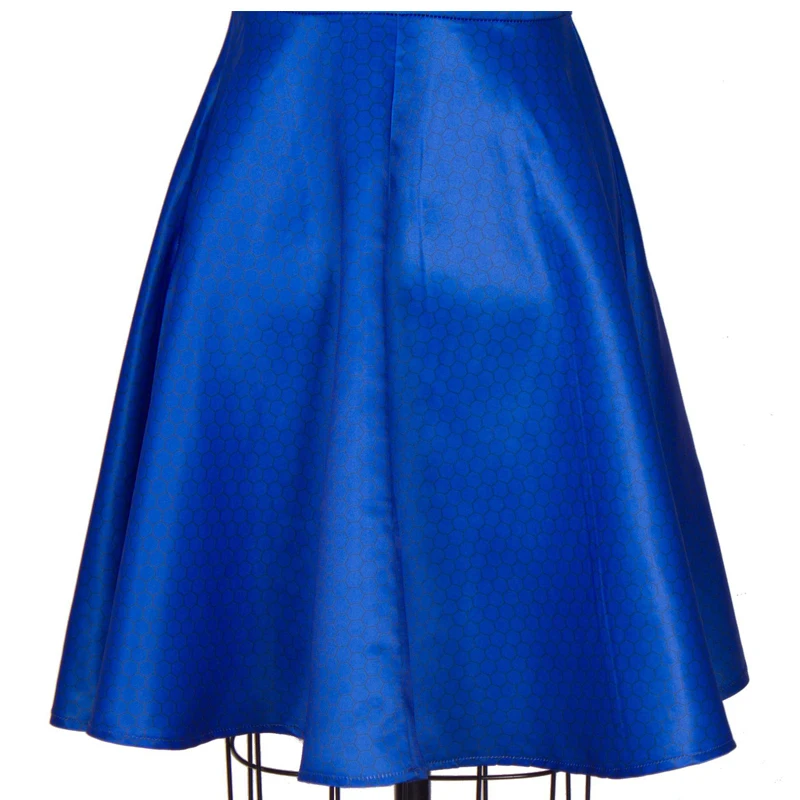 MD Plus Size Blue Dress South Africa Ladies Sexy Dress Mesh Tutu Women Vintage Chic Dress High Waist Ruffle Robe African Wedding