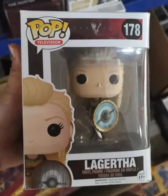 Funko Pop Vikings Ragnar Lothbrok 177& Lagertha 178 виниловые фигурки игрушки-модели Подарочные