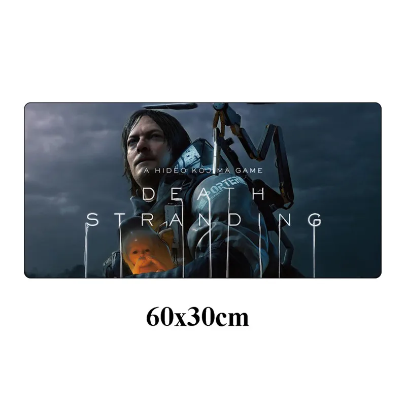 Япония Death Stranding заказной коврик для мыши Большой 60x30 см игровой коврик для мыши геймер отаку прочный настольный компьютерный коврик клавиатура Коврик - Цвет: Белый