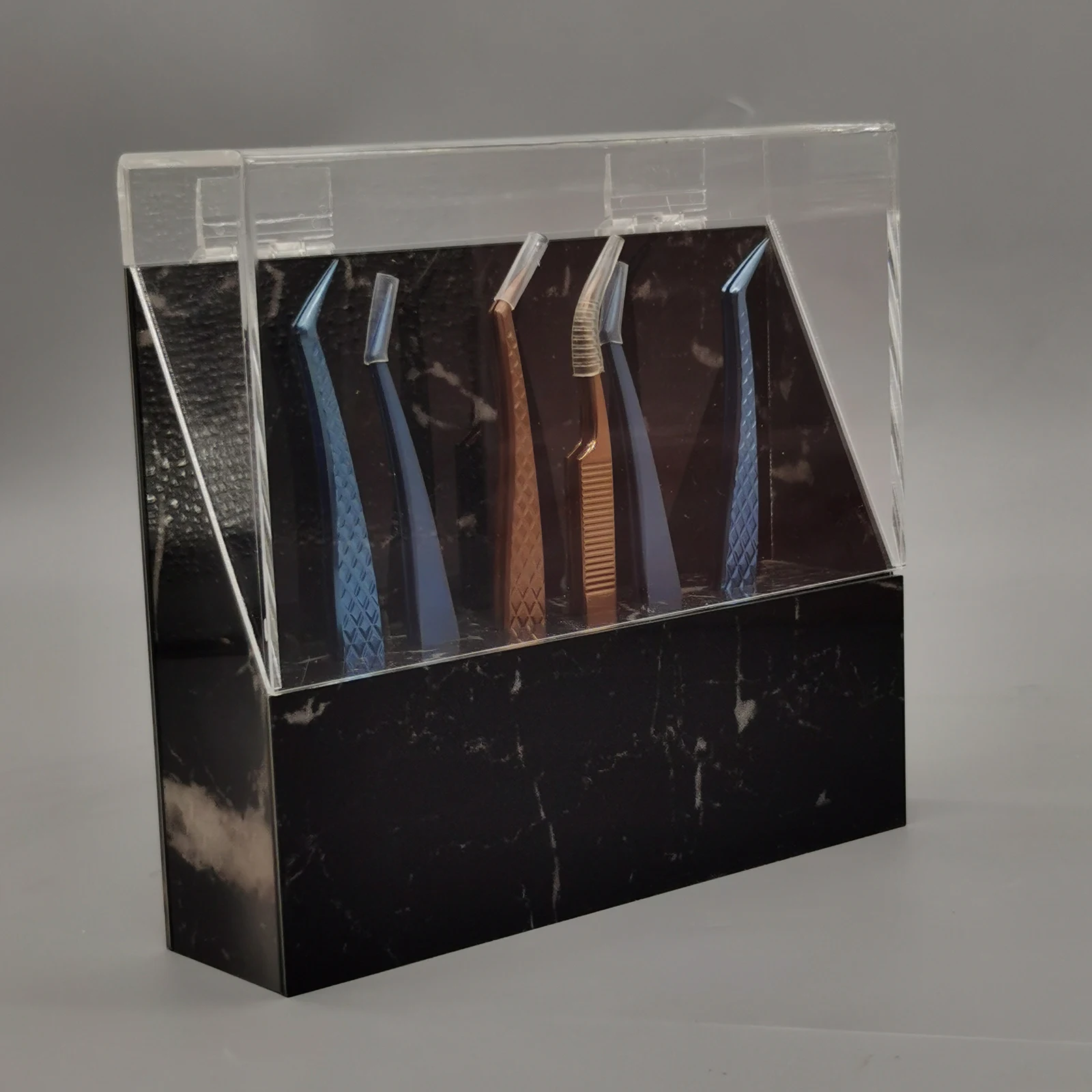 8 Slots Tweezer Stand Holder Tweezers Storage Tool Eyelash Extensions Supplies Tweezer Storage Shelf Holder Organizer Rack
