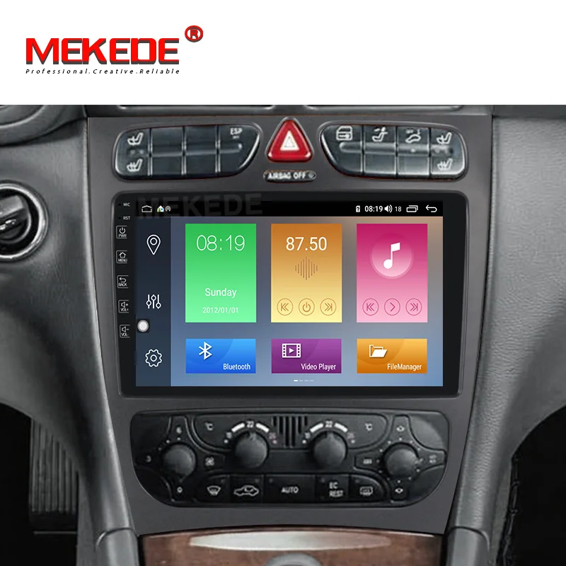 4G LTE android10.0 4G+ 64G Автомобильный мультимедийный gps навигатор радио плеер для Mercedes/Benz Clk W209/W203/W168/M/ML/W163/Viano/W639