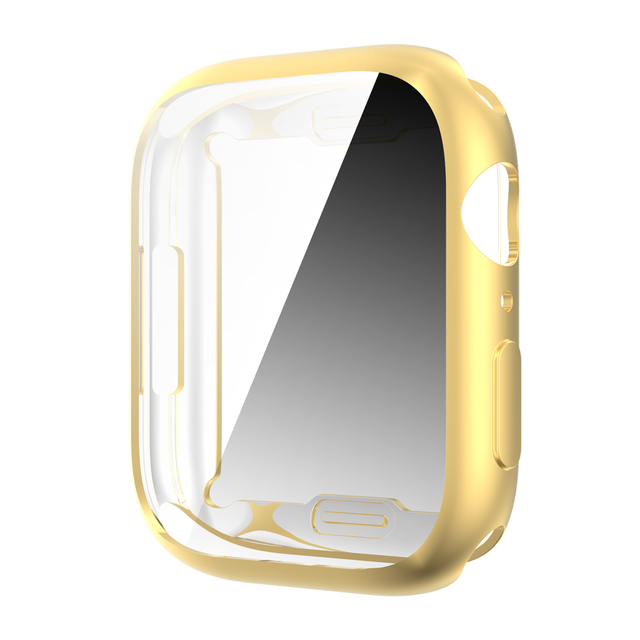 Case For Apple Watch Case 45mm/41mm/44mm/40mm/42mm/38mm 360 Full Soft Clear TPU Screen Protector for iwatch 3/4/5/6/SE/7