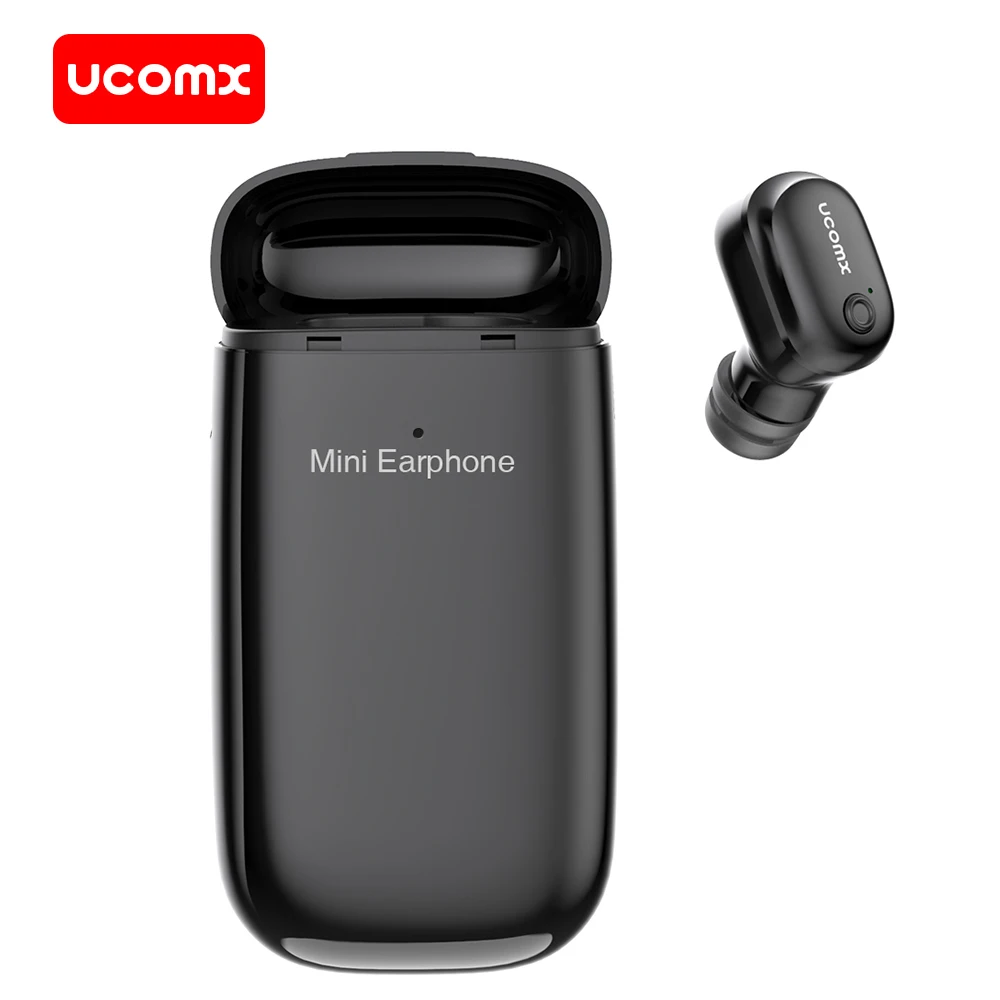 Bluetooth наушники UCOMX U6E с зарядным устройством беспроводные вкладыши гарнитура микрофоном для iPhone Huawei Xiaomi|earphone