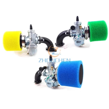 

Molkt 26mm Carburetor Carb+45mm Air Filter+26mm Manifold Intake Pipe+Gasket For 125cc 140cc 150cc Lifan YX SSR Pit Dirt Bike