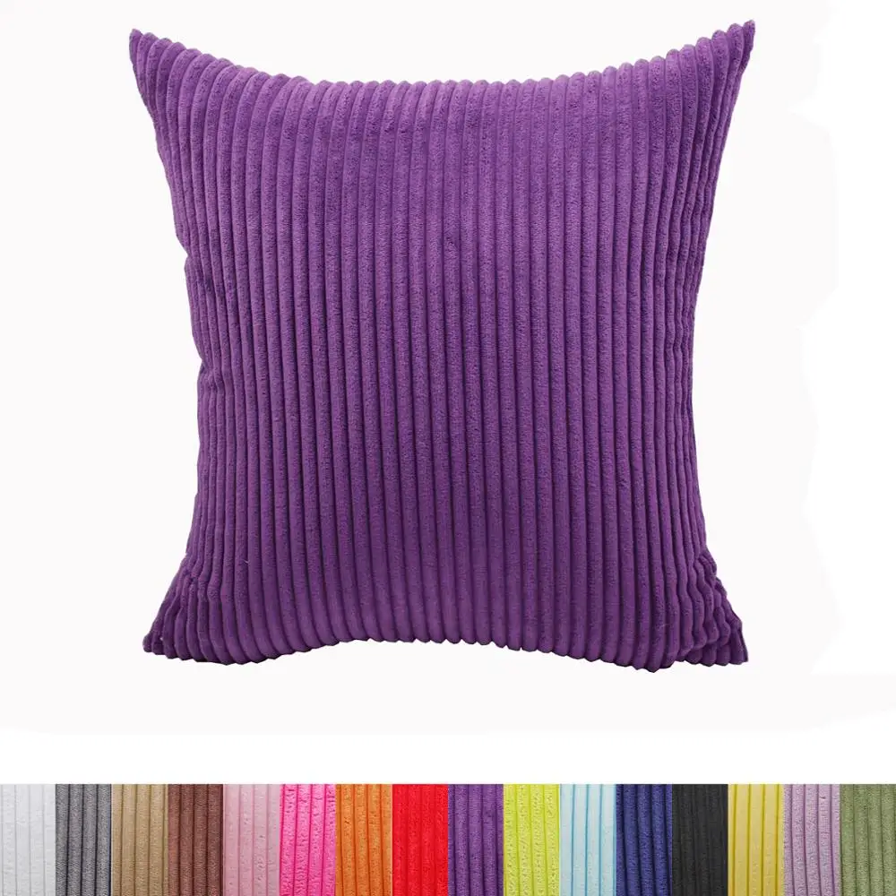 

Striped Corduroy sofa cushion cover 40x40/45x45/50x50/55x55/60x60/65x65/70x70cm throw pillow cover decorative pillow case