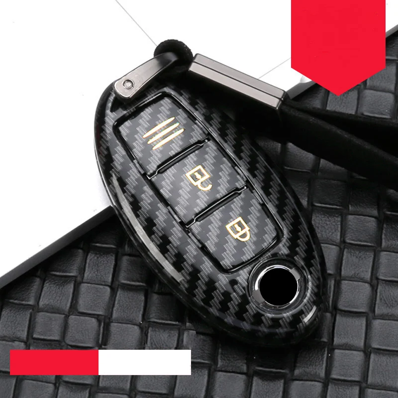 A-black gold PC+ TPU чехол ключа дистанционного управления автомобилем чехол для Nissan Qashqai J10 J11 X-Trail t31 t32 kicks Tiida Pathfinder Murano Note, Juke - Название цвета: A-black gold