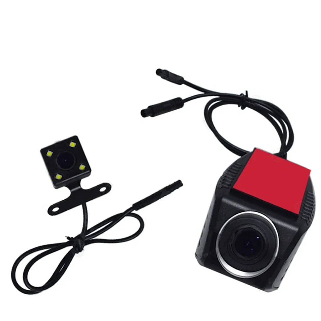 Новая передняя и задняя двойная камера для автомобилей 170 ° Широкий угол 720P вождения рекордер прочный и прочный хорошая четкость камеры практичный
