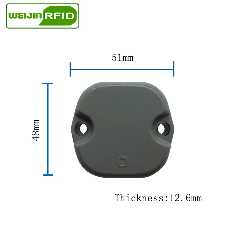 UHF RFID металлическая бирка omni-ID EXO750 915m 868mhz Impinj Monza4QT 10 шт. прочные ABS смарт-карты пассивные RFID метки