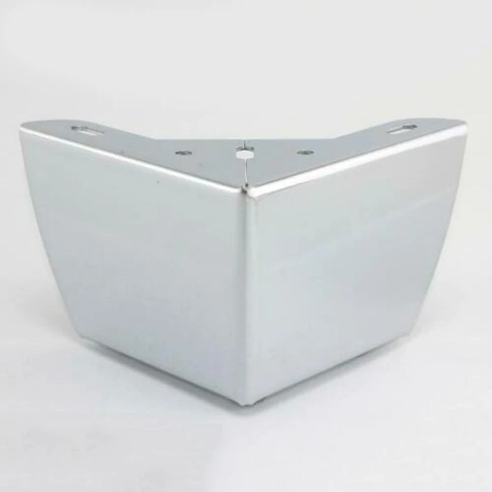 

4PCS Metal Feet Chrome Furniture Legs For Sofa Bed Chair Cabinet Height 5.5-10CM Bathroom Cabinets Shelves