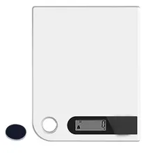 Ultra Slim Digital Kitchen Scale Stainless Steel Electronic Food Scale With Large Platform And Lcd Display