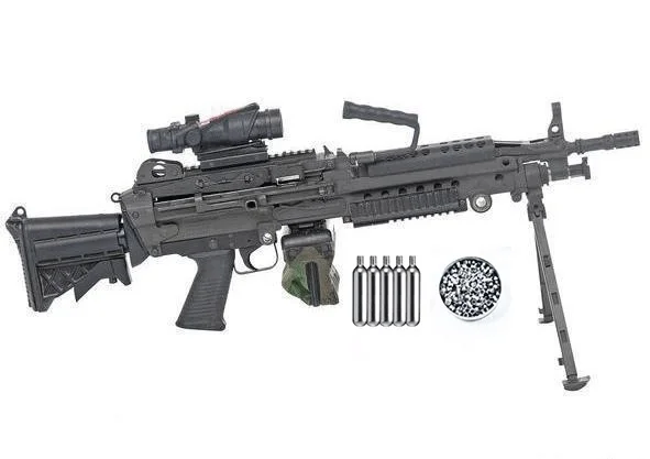 Новинка 2021 автоматическое оружие отряда M249 Классический Легкий пулемет