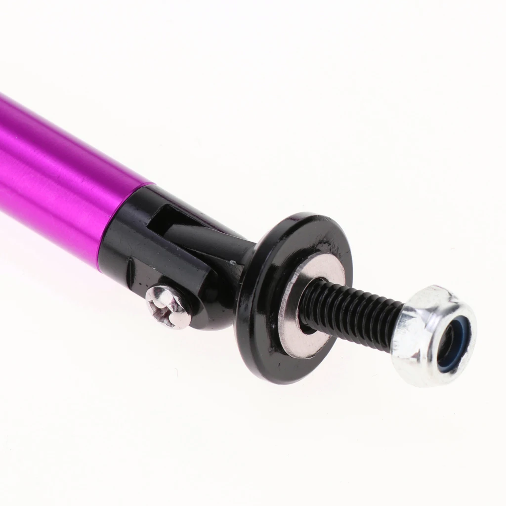 2 Pieces Univesal 150mm Chrome 6-8 Inch Adjustable Front/Rear Frame Bumper Lip Splitter Strut Rod Support Bar Dropship  