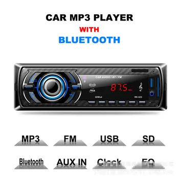 

Auto Car Radio Bluetooth Vintage Wireless MP3 Multimedia Player AUX USB FM 12V Classic Stereo Audio Player Car Electric