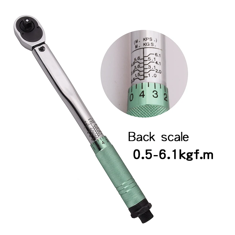 Двойной масштаб 5-60Nm динамометрический ключ 0,5-6.1kgf. M Свеча зажигания рукав предустановленный крутящий момент Набор