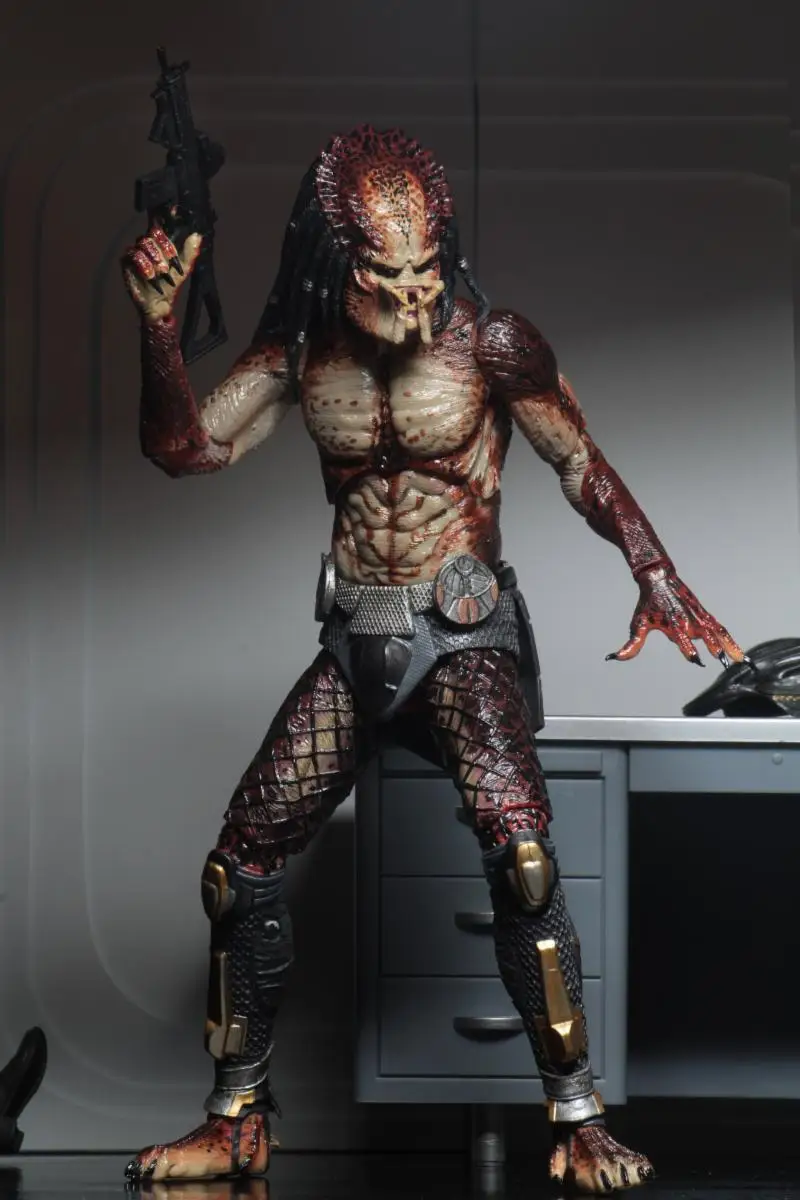 Фильм NECA LAB ESCAPE беглый Хищник с светильник светодиодный светильник маска экшн коллекционные модели игрушки